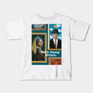 Dali and the cocky prince- Kdrama pop artwork Kids T-Shirt